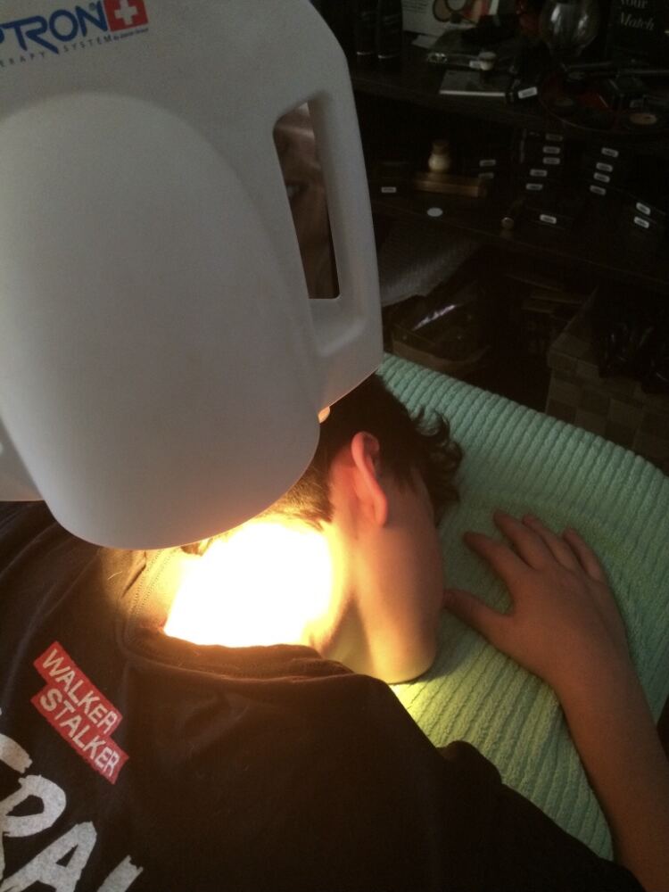 Light therapy skin treatment