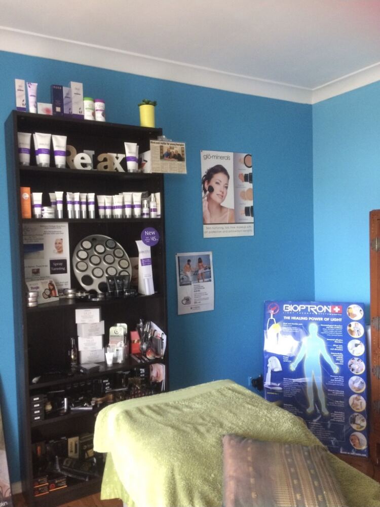 Catherine's calming treatment space